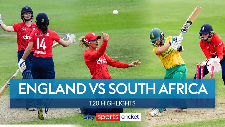 Highlights of the second T20 international between England and South Africa at New Road as the home side won by six wickets
