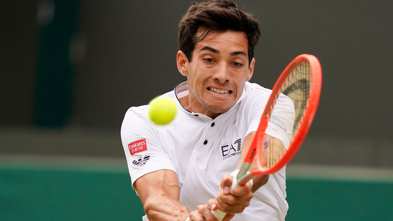 Cristian Garin was only able to take one of nine break points against Kyrgios