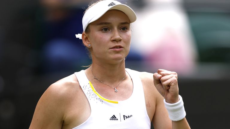 Elena Rybakina is the first player from Kazakhstan to reach a Grand Slam semi-final