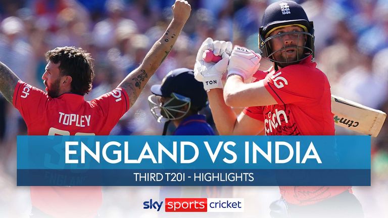 Highlights from England's thrilling T20 win over India in the third and final game of the series at Trent Bridge