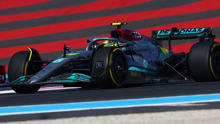 Lewis Hamilton says Mercedes find themselves further behind than they had anticipated after the first two practice sessions for the French Grand Prix.