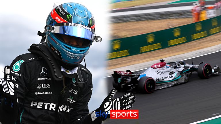 George Russell unbelievably outpaces both Ferraris to snatch pole position at Hungarian Grand Prix