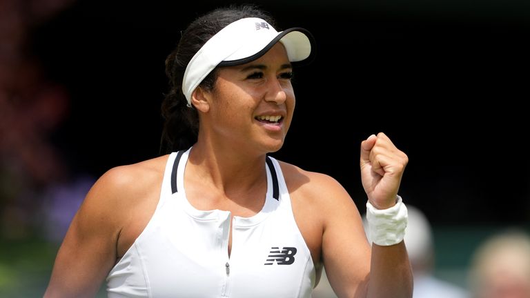 Heather Watson is in the fourth round of Wimbledon for the first time