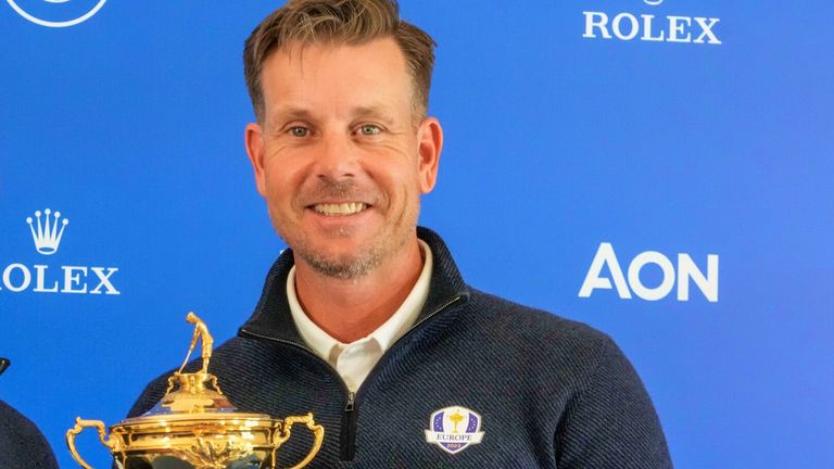 Henrik Stenson was set to lead Team Europe in next September's Ryder Cup