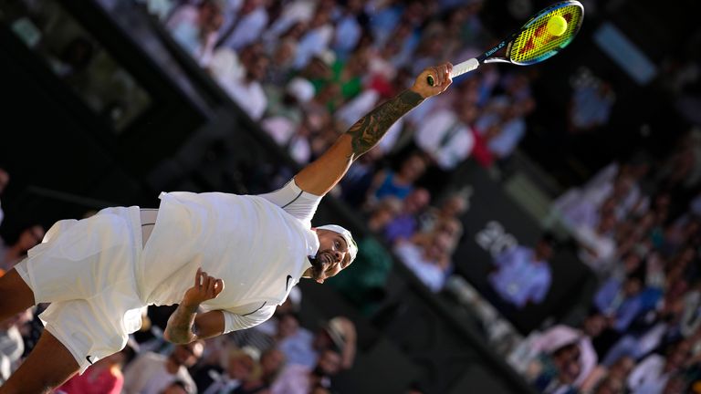 Kyrgios served exceptionally and got 91 of his 125 first serves in; he also hit 62 winners during the final