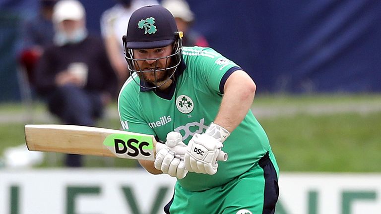 Ireland's Paul Stirling fired a century, but New Zealand came out on top in Dublin