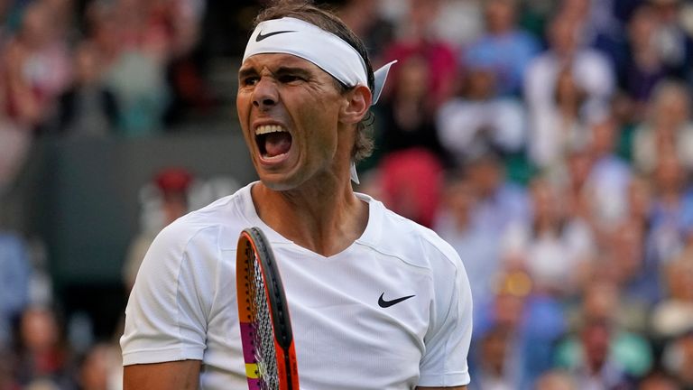 Rafael Nadal, Wimbledon'da çeyrek finale çıkmak için Botic van de Zandschulp'u hafife aldı
