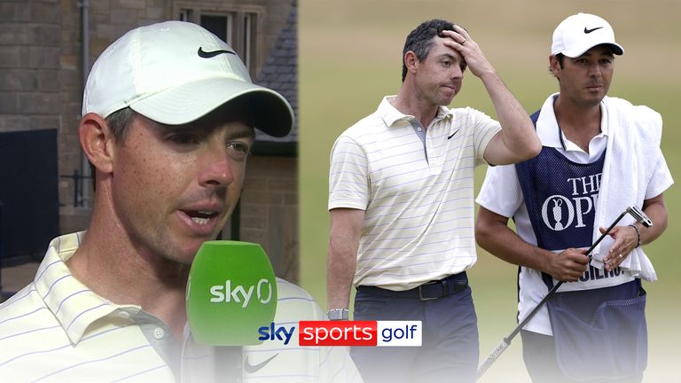 Rory McIlroy says he'll have to 'keep plugging away' as his wait for a fifth major continues after surrendering his lead on the final day of The Open.