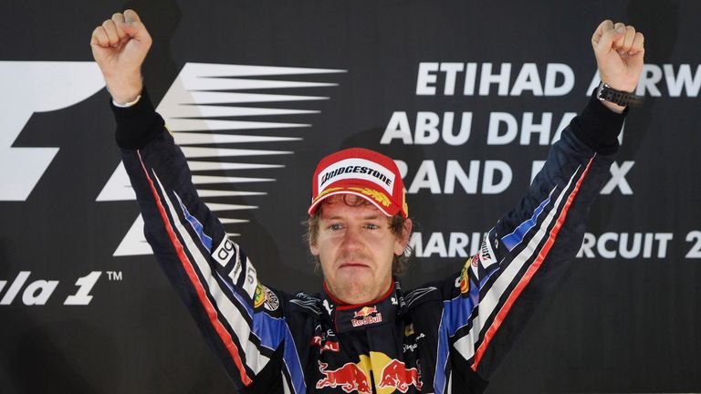 Vettel se tornou o mais jovem campeão mundial da F1 ao conquistar o título de 2010