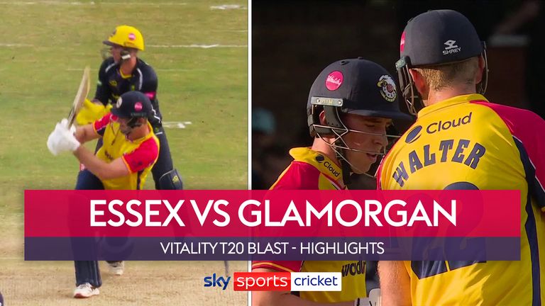 Lo más destacado del partido Vitality T20 Blast entre Essex y Glamorgan