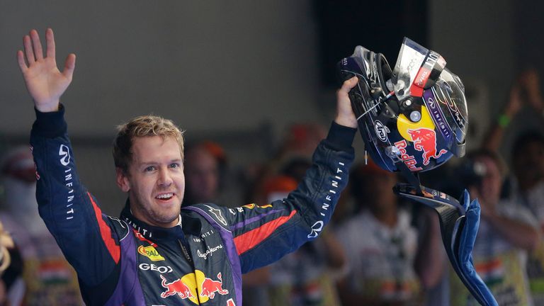 Take a look back at Vettel's journey to winning his four F1 World Championships for Red Bull.