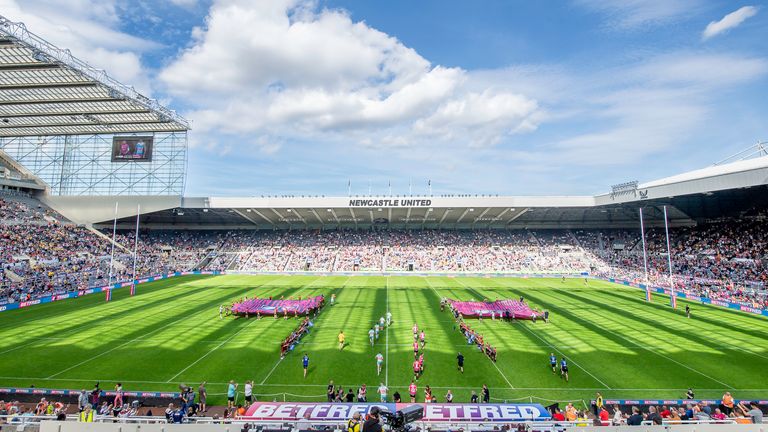 St James' Park will host Super League's Magic Weekend again in 2023