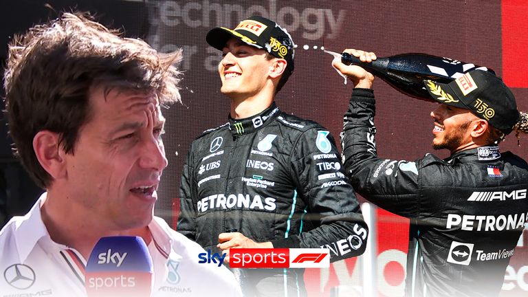 Mercedes team principal Toto Wolff says the team effort was great as they secured their first double podium of the season.