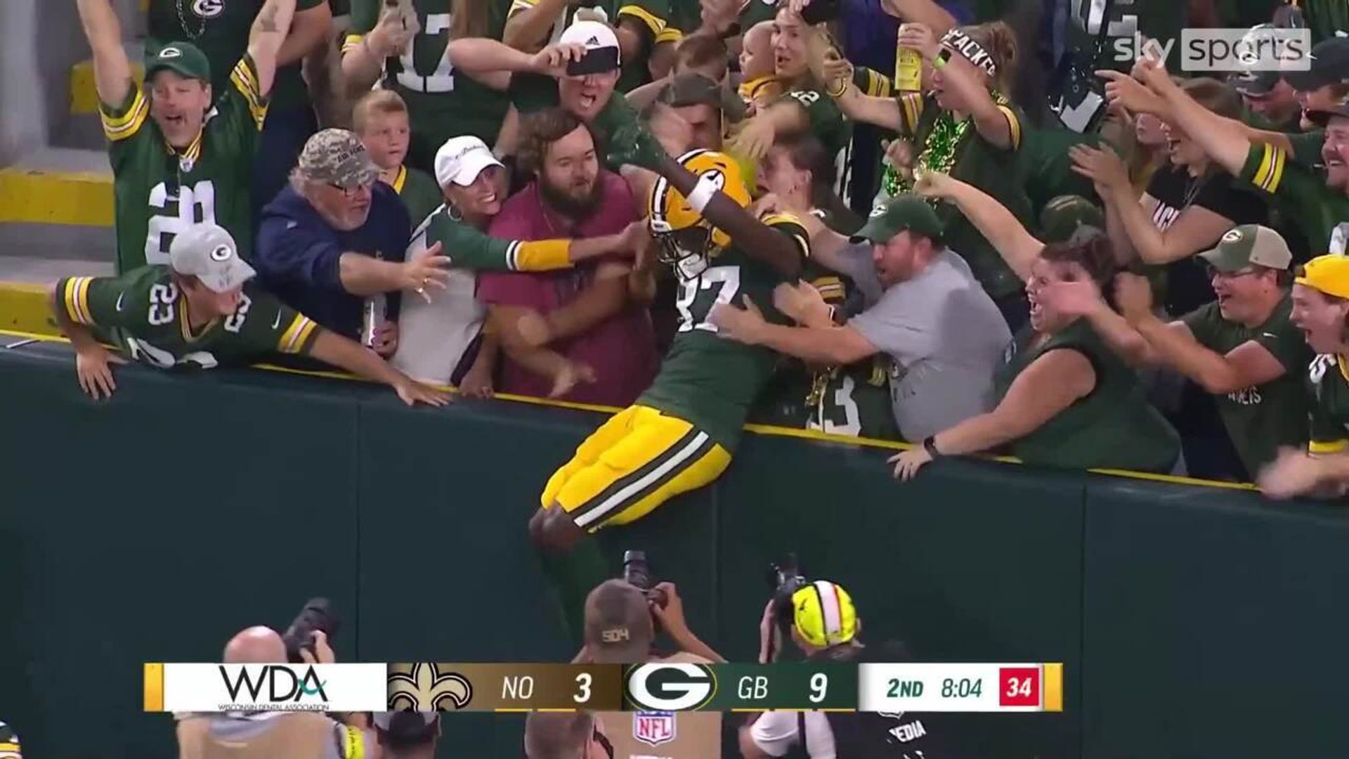 Saints 10-20 Packers | Doubs and Olave find the end zone
