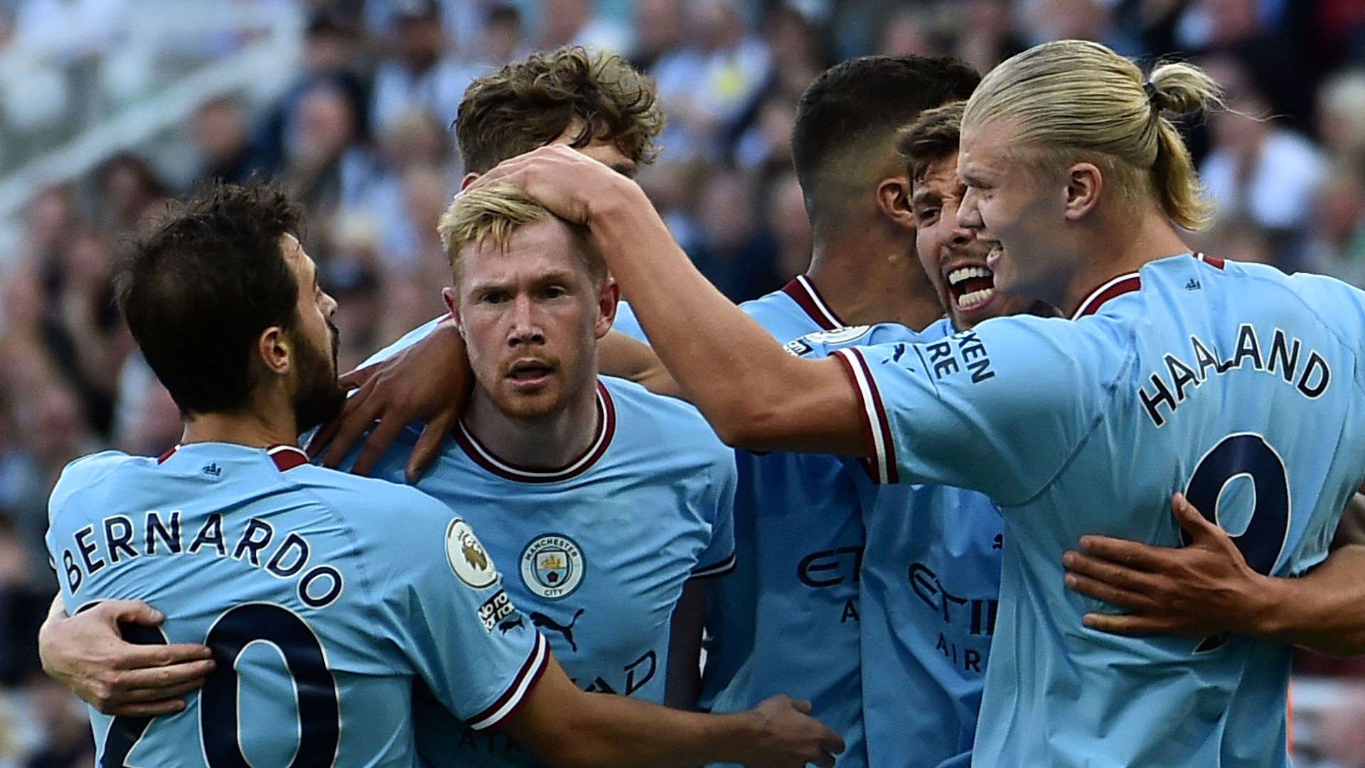 Man City rescue draw from chaotic six-goal thriller at Newcastle