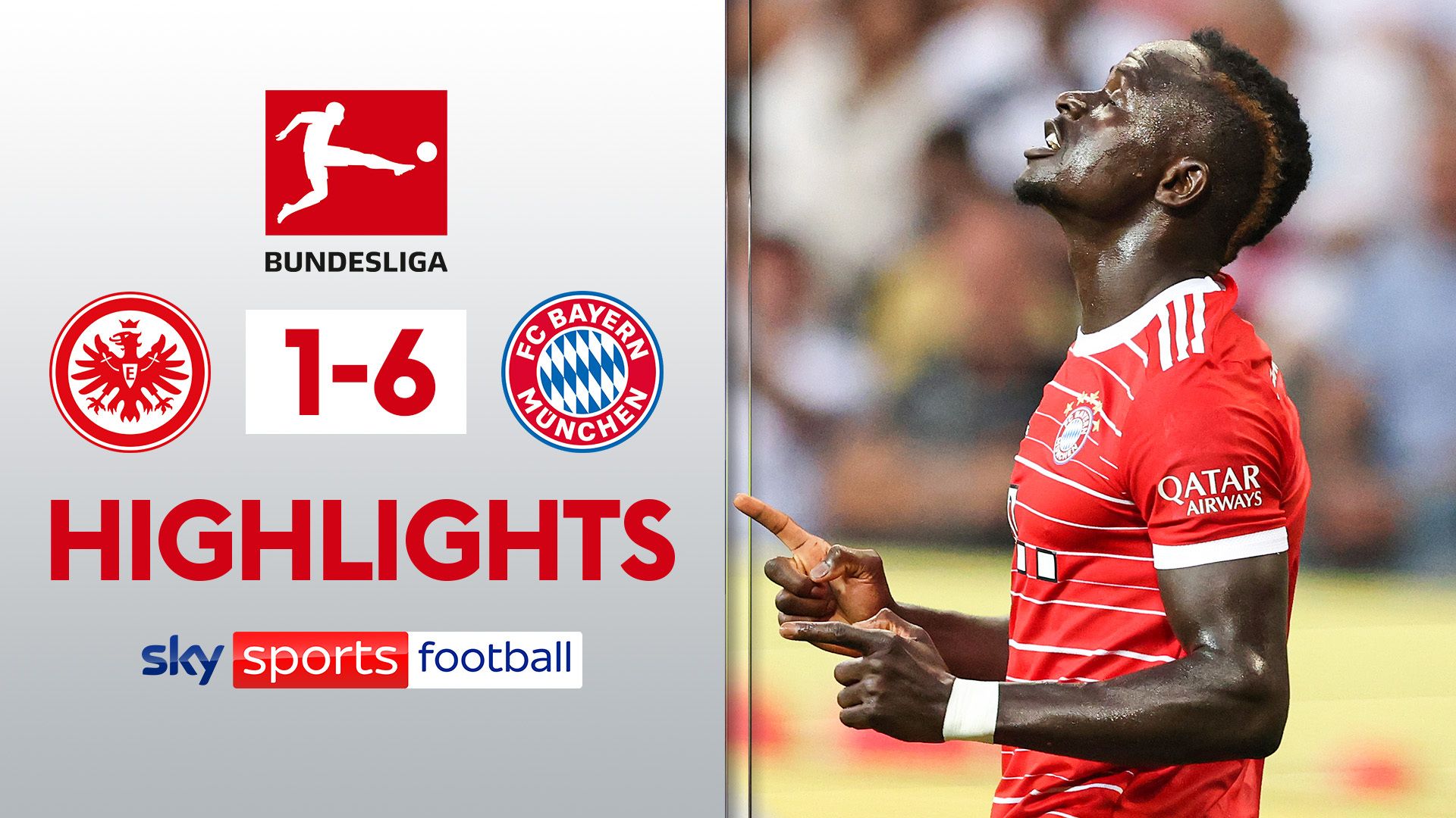 Mane mencetak gol saat Bayern mencetak enam gol atas Frankfurt di pembuka musim