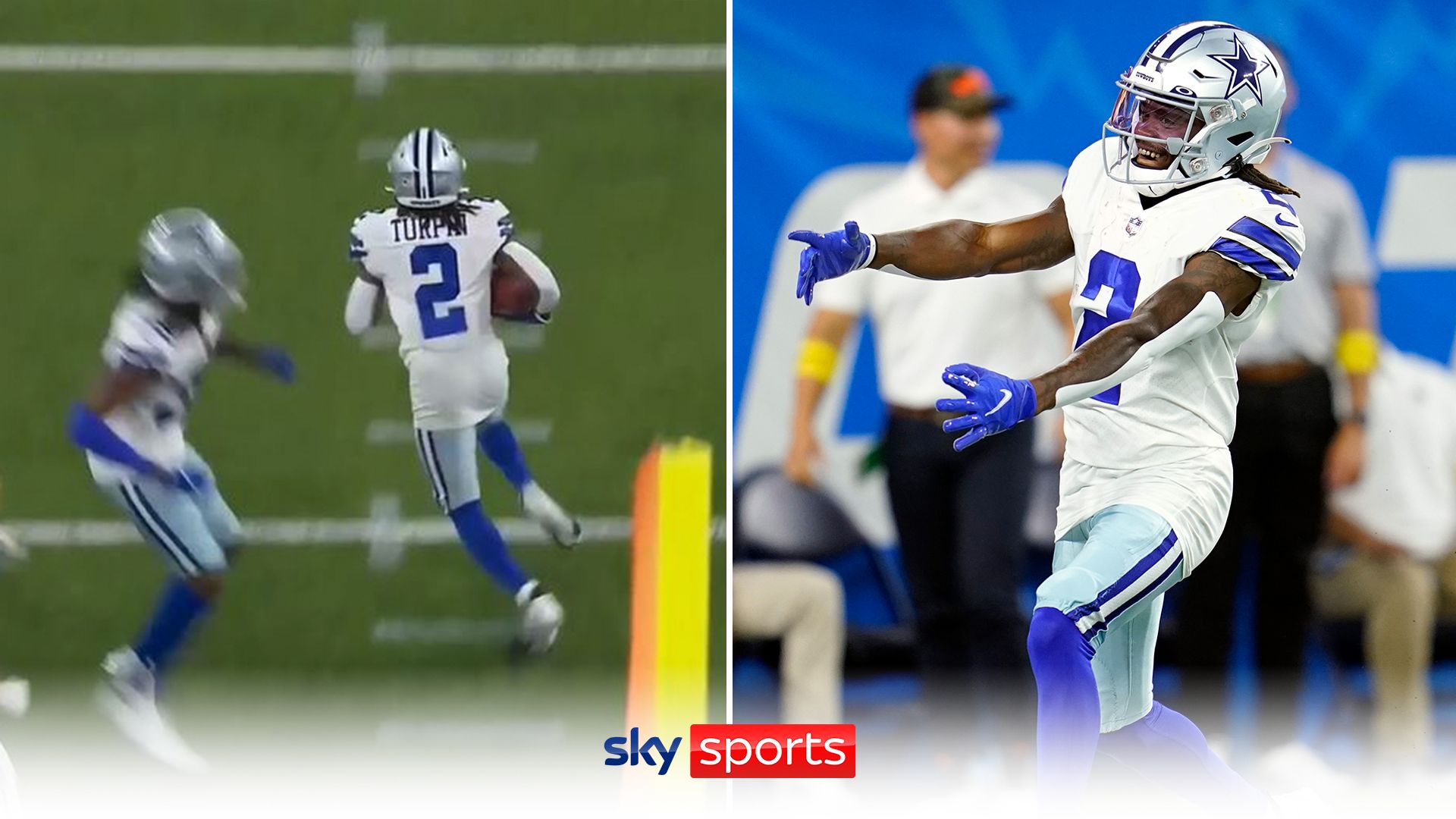 Cowboys' Turpin scores 98 and 86-yard touchdowns in same game!