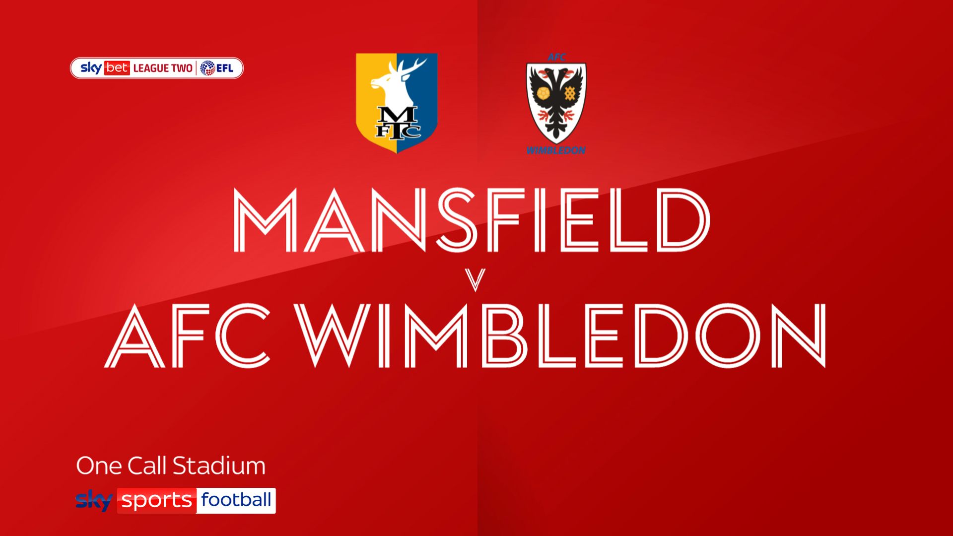 Mansfield fightback to see off 10-man Wimbledon in seven-goal thiller