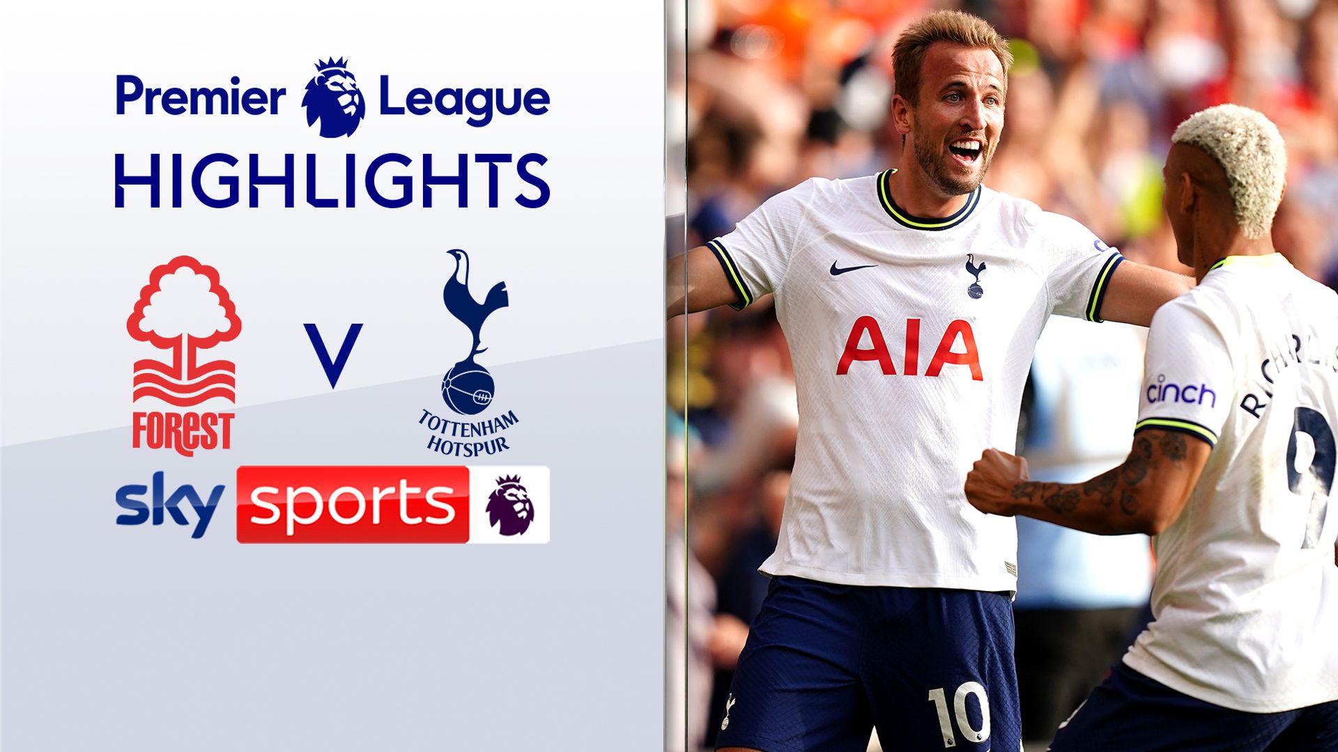 Kane's double lifts Spurs at Forest