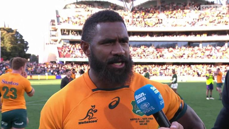 Marika Koroibete reflected on his performance, which included a stunning try-saving tackle