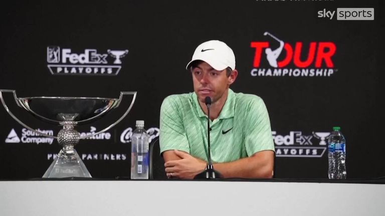 Rory McIlroy said after his Tour Championship victory that he hates what LIV Golf is doing to the game