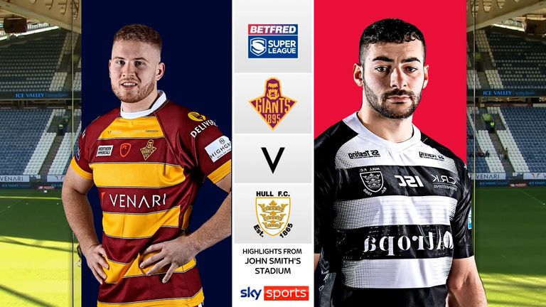 Resumen del partido de la Betfred Super League entre Huddersfield Giant y Hull FC. 