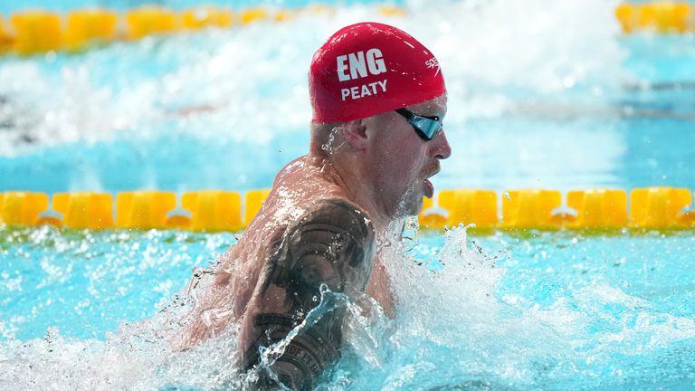 Adam Peaty has made a remarkable recovery to only participate in the Commonwealth Games