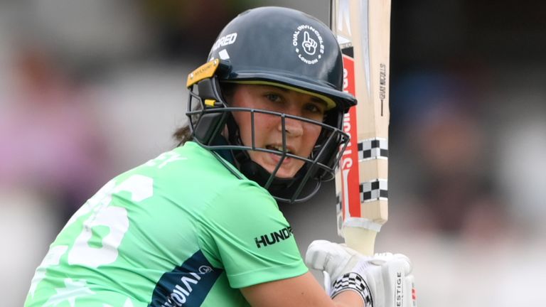 Alice Capsey contributed with a bat and a ball as Oval Invincibles beat Trent Rockets at Trent Bridge