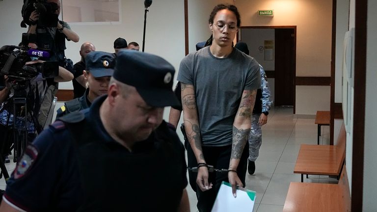 A potential Brittney Griner prisoner swap is possible but must be discussed without publicity, say the Kremlin 