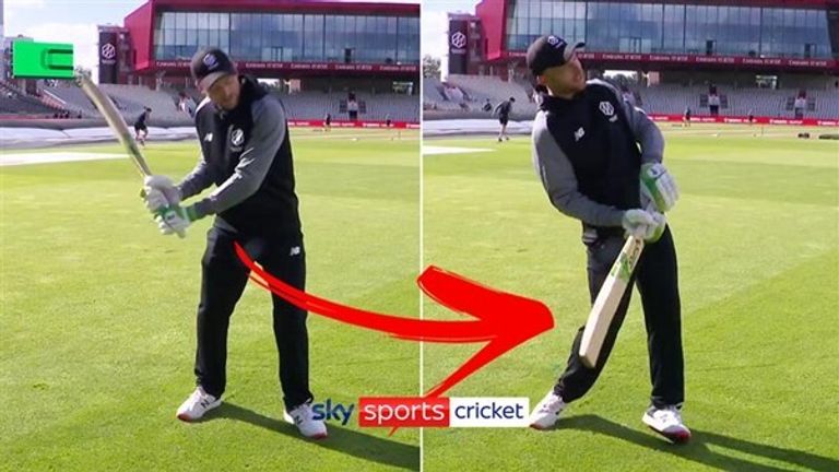 Manchester Originals skipper Buttler gives a demo on white-ball batting, showing how he looks to play the scoop shot, the reverse sweep and more...