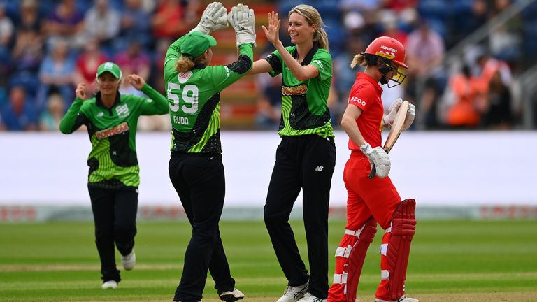 Southern Brave's bowling outfit left no room for error for Welsh Fire as they reduced them to their final batter. (Getty Images)