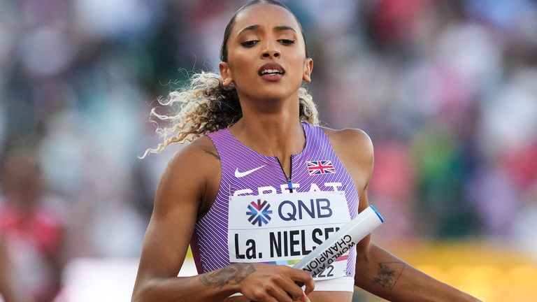 Laviai Nielsen won a bronze medal as part of Great Britain's 4 x 400m relay team at the World Championships last month