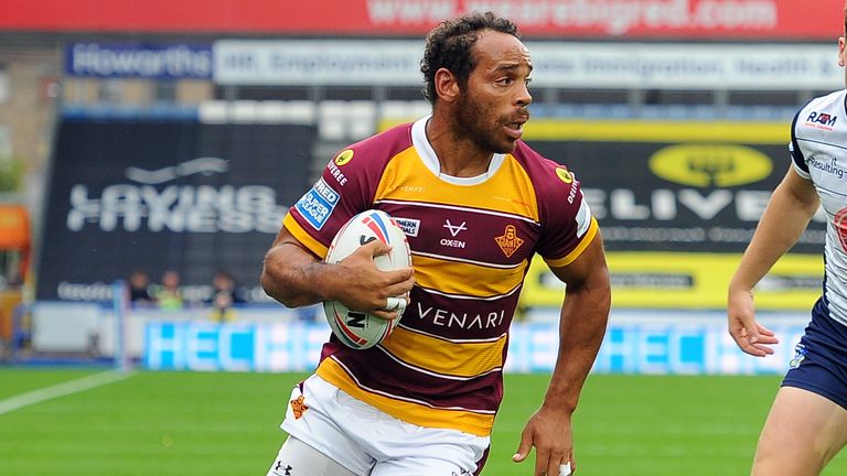 Leroy Cudjoe was among the try-scorers for Huddersfield