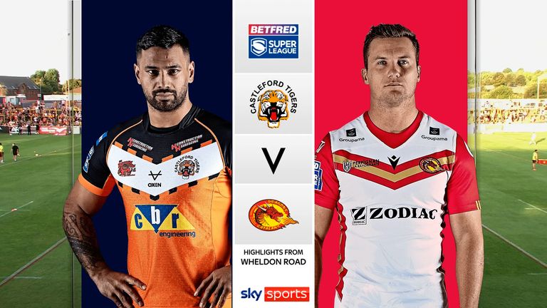 Highlights of the Betfred Super League match between Castleford Tigers and Catalans Dragons