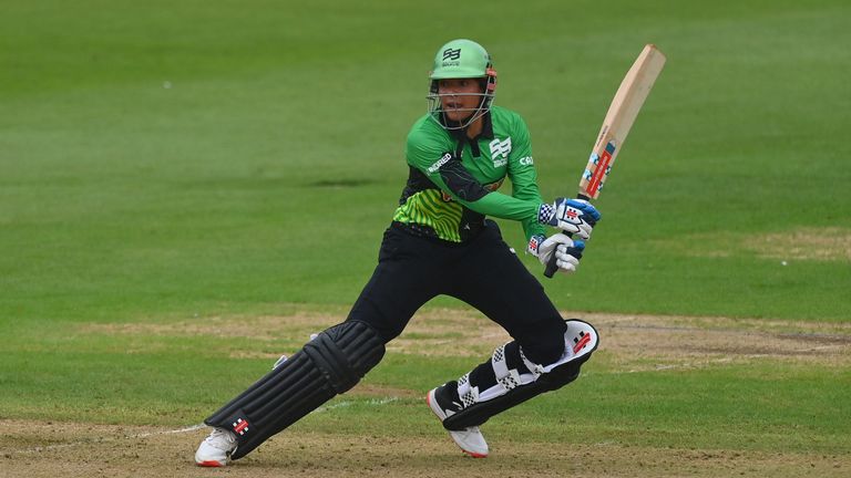 Sophia Dunkley struck a stellar 49 off 43 balls as Southern Brave put in another big performance. (Getty Images)