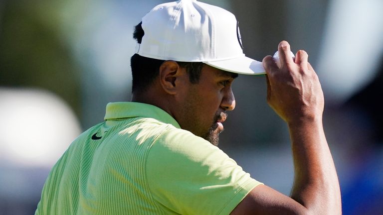 Tony Finau tied his career best round to forge a big early lead at the Houston Open