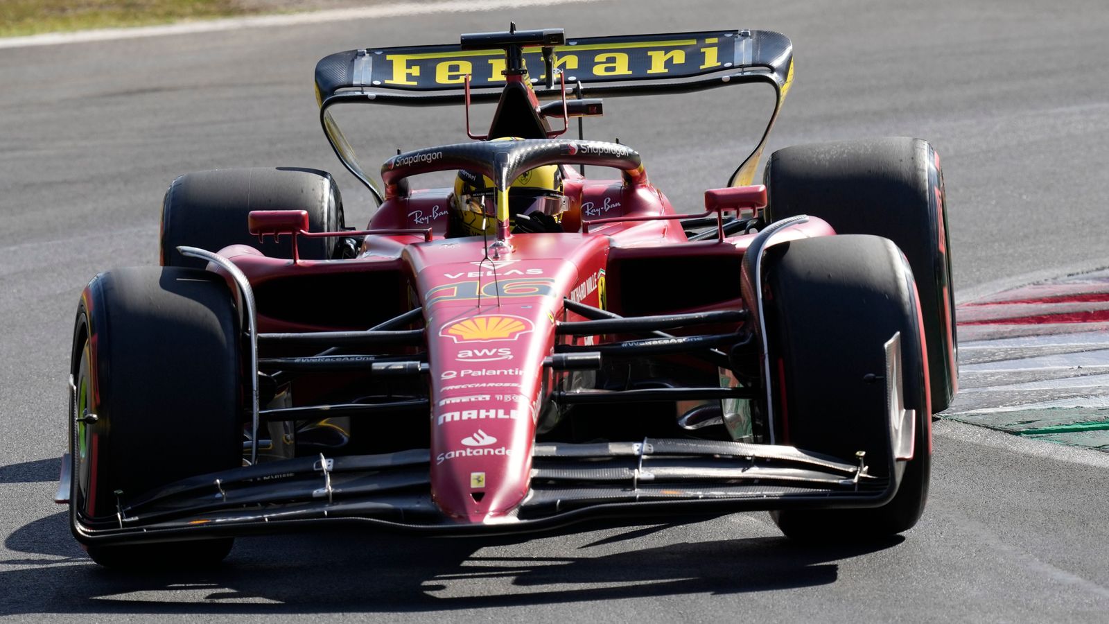 Italian GP: Charles Leclerc takes Monza pole for Ferrari as grid penalties promote George Russell to front row