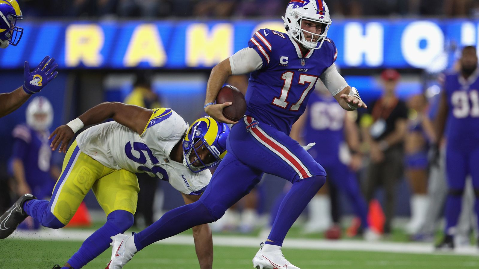 Buffalo Bills 31-10 Los Angeles Rams: Josh Allen throws three touchdowns as the Bills rout the Rams on opening night