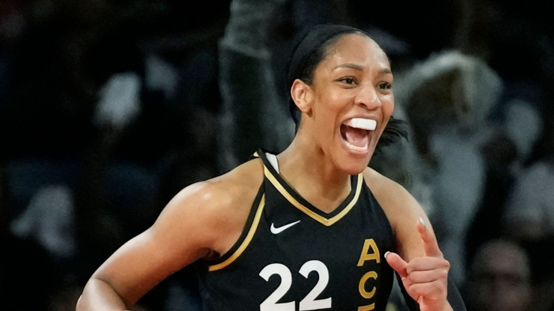 Aces beat Sun to move one win from WNBA Championship