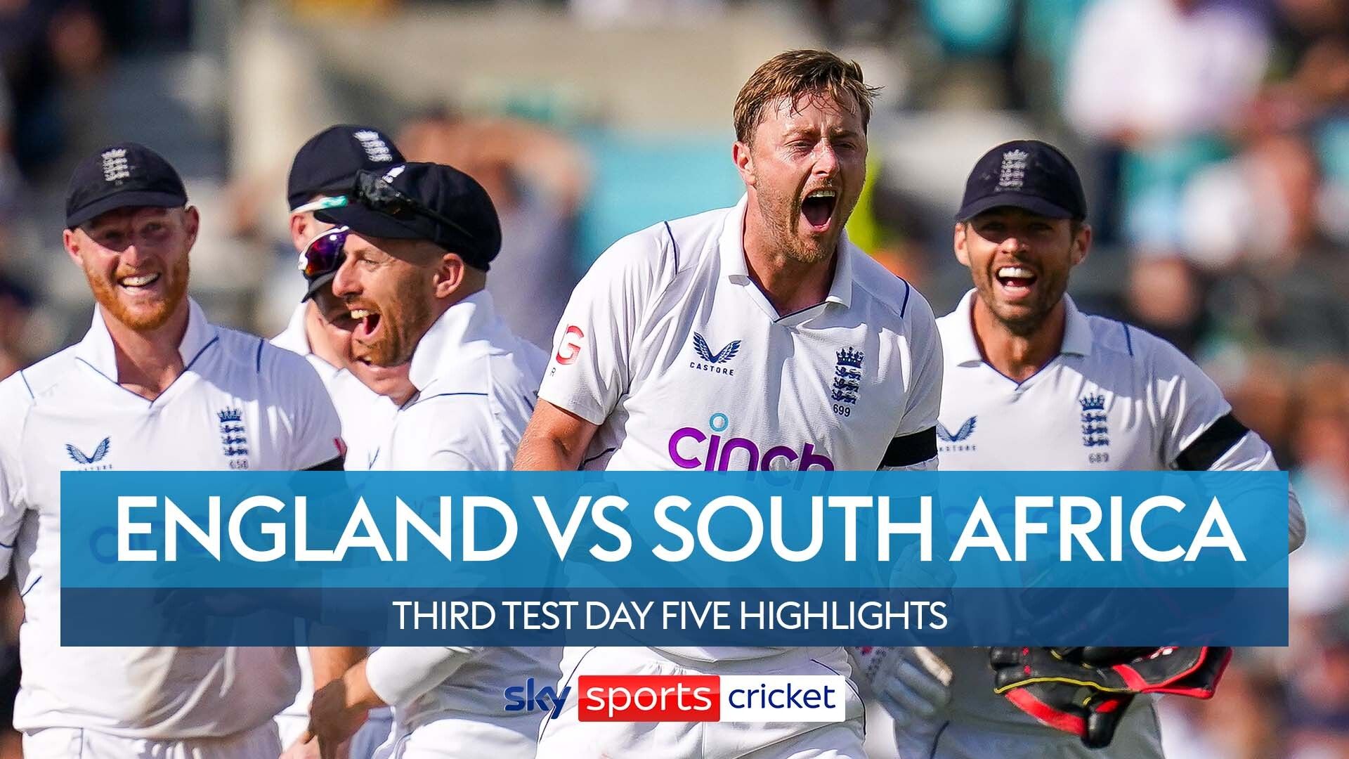 England vs South Africa | Day five highlights