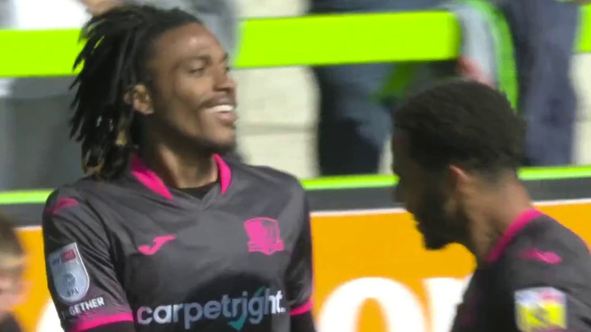 Brown hits hat-trick as Exeter thump Forest Green