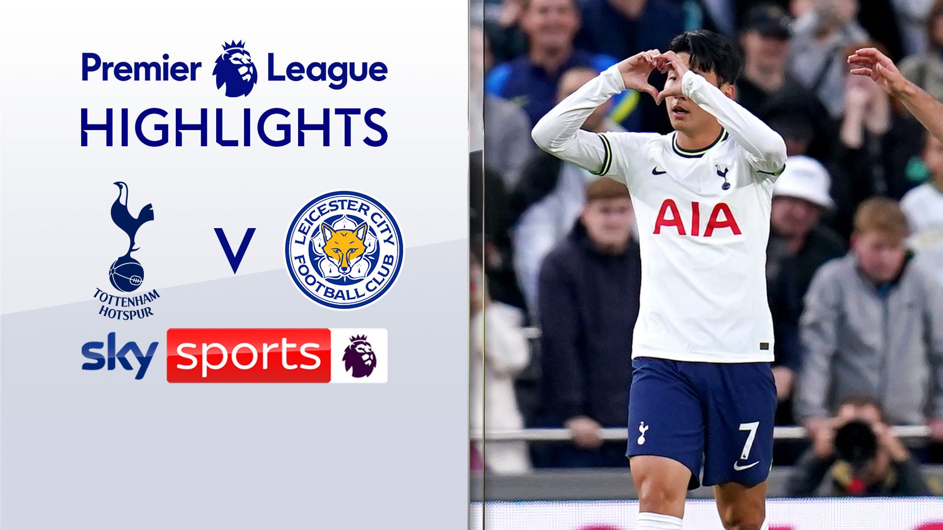 Son's hat-trick helps Spurs sink sorry Leicester