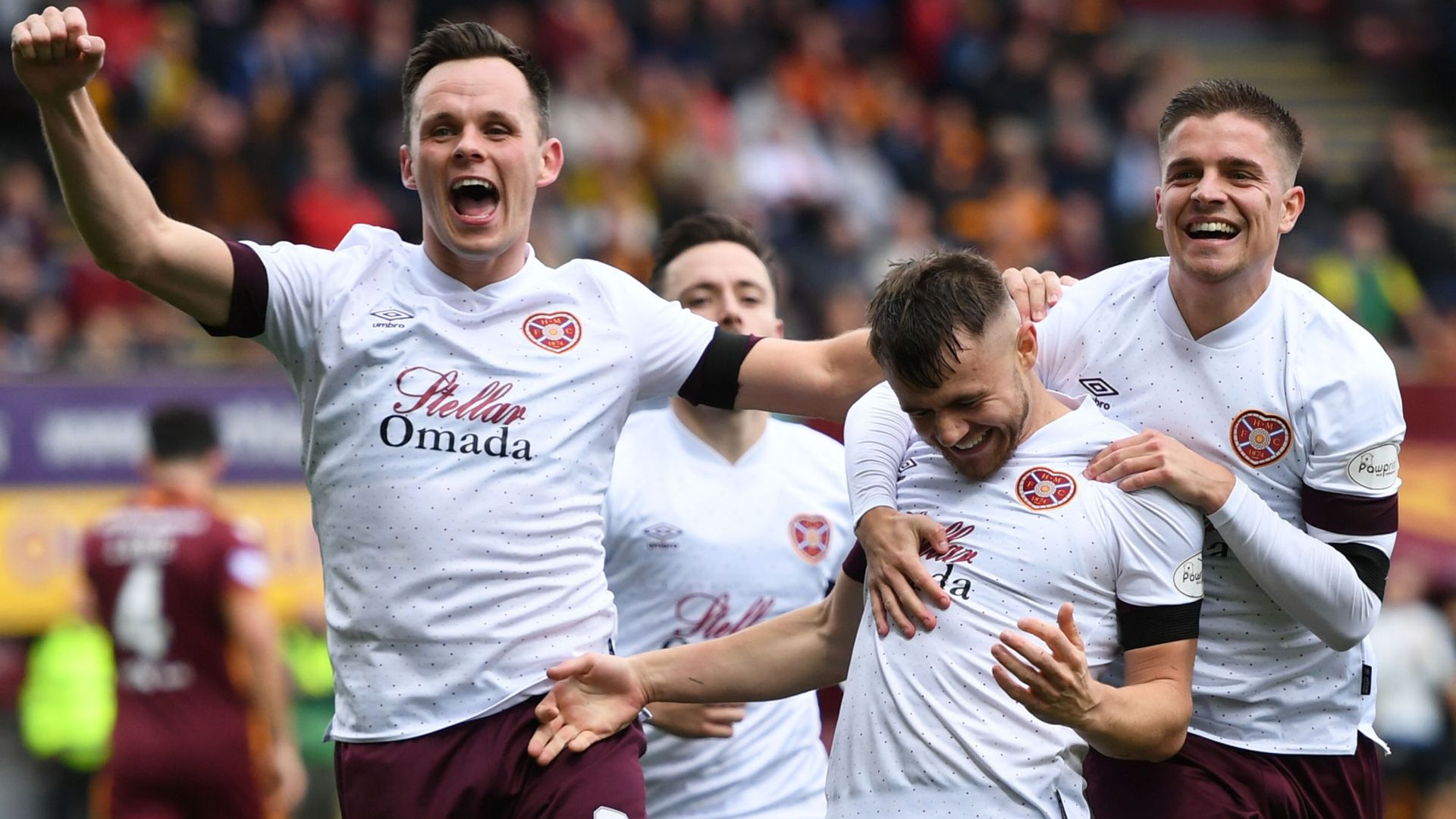 Forrest double clinches win for Hearts at Motherwell