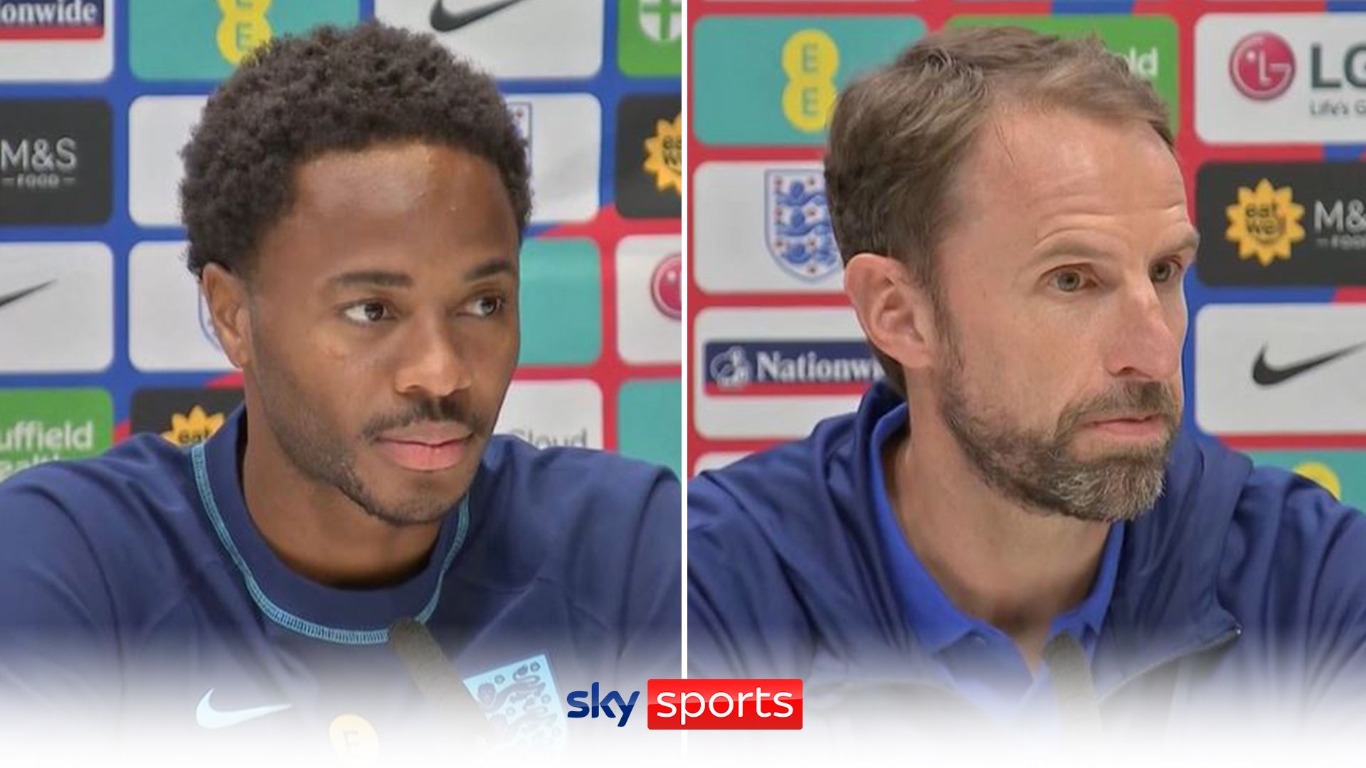 Sterling defends Southgate against critics: 'Players must take responsibility'