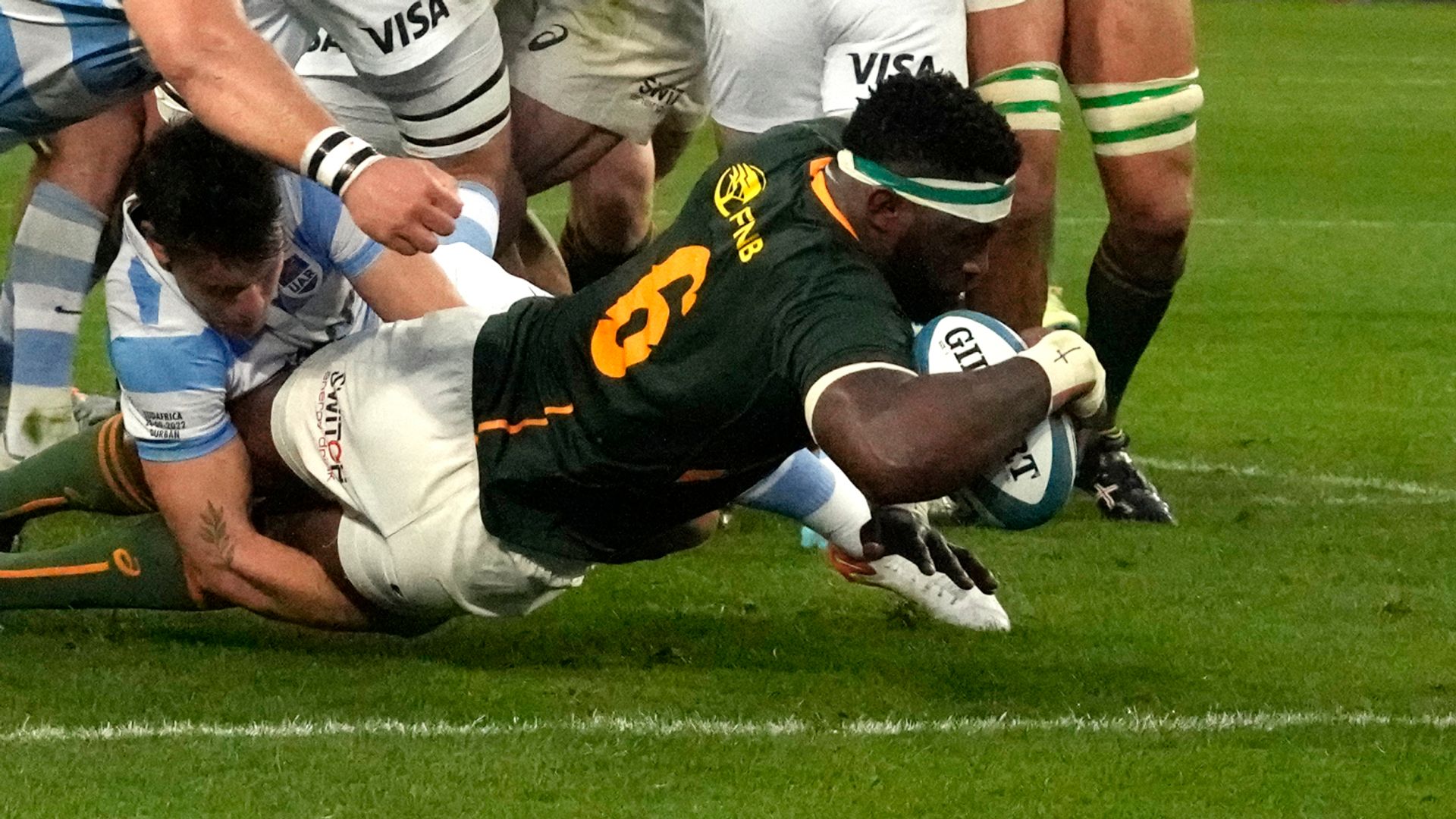 South Africa beat Argentina but All Blacks win Rugby Championship
