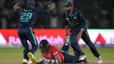 Pakistan sealed a dramatic victory with a run out in the final over