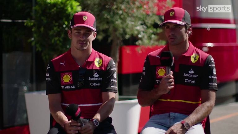 Ferrari drivers Carlos Sainz and Charles Leclerc say it feels 'special' to drive for the team at Monza as they prepare for the weekend's Italian Grand Prix.