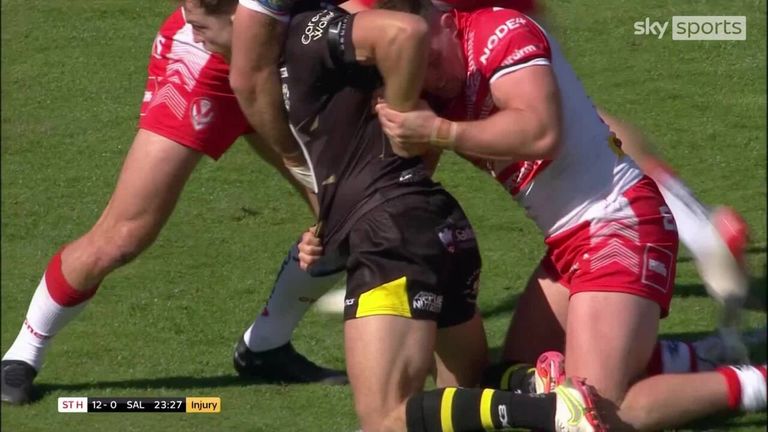 Morgan Knowles no jugará en la Gran Final del sábado después de que se confirmó su suspensión por torcerse el brazo en el enfrentamiento de Salford Chris Atkin