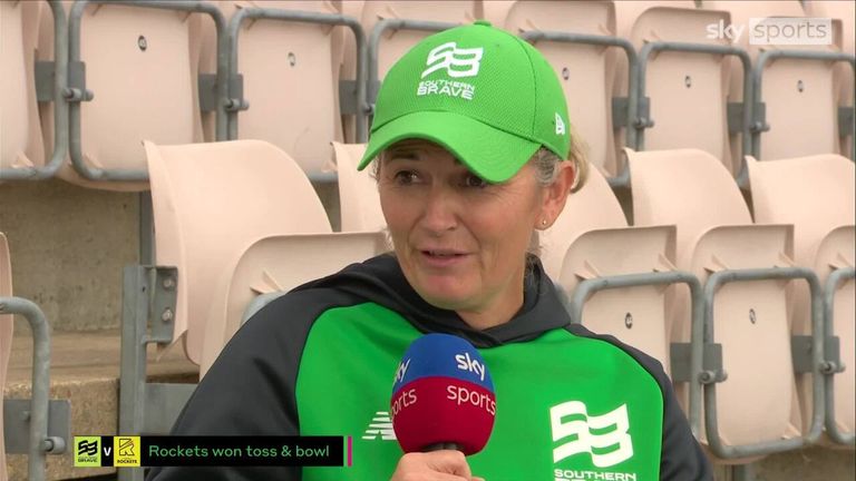 Southern Brave coach Charlotte Edwards discusses her side's rising young talent which has seen her team win five out of six games in the group stage this season