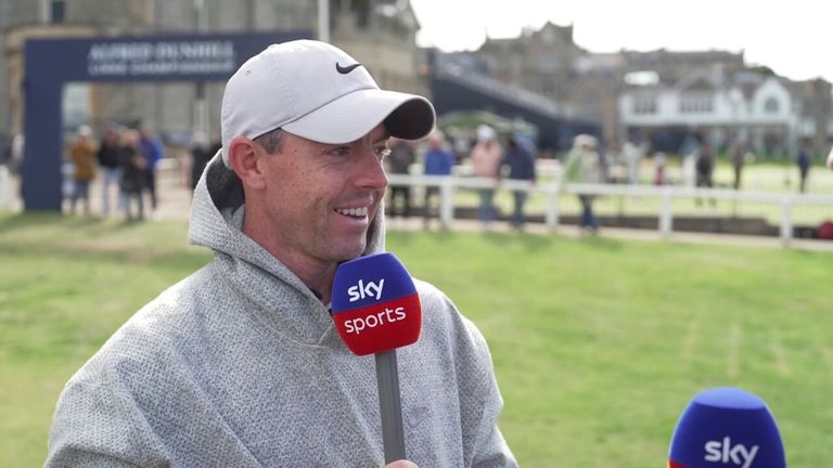 Rory McIlroy returns to St Andrews ahead of the Alfred Dunhill Links Championship. 